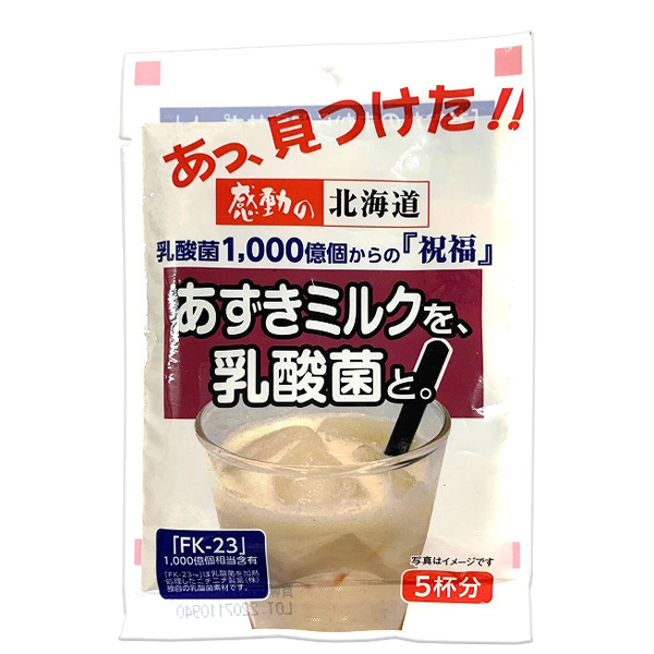 感動の北海道　あずきミルクを、乳酸菌と。25g